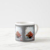 Taza de Espresso Bodegón de flores Kop (Voorkant rechts)