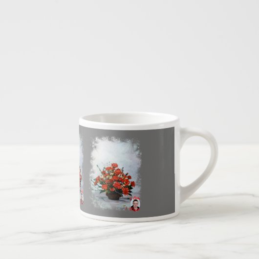 Taza de Espresso Bodegón de flores Kop (Rechts)