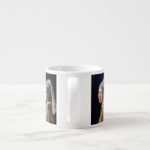 Taza de espresso de La joven de la perla Kop (Achterkant)