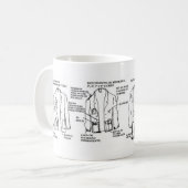 Taza de evolución de la bata de medico koffiemok (Voorkant links)