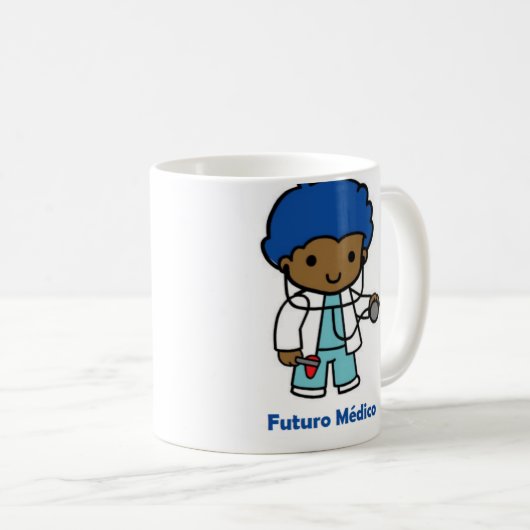 Taza de futuro médico koffiemok (Voorkant rechts)