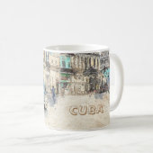 taza de La Habana, Cuba Koffiemok (Voorkant rechts)