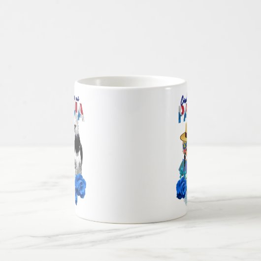 Taza de la montuna con el aguila harpia koffiemok (Center)