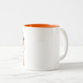 taza de Leone Tweekleurige Koffiemok (Voorkant rechts)