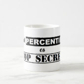 Taza de mi percentil es top secret koffiemok (Center)