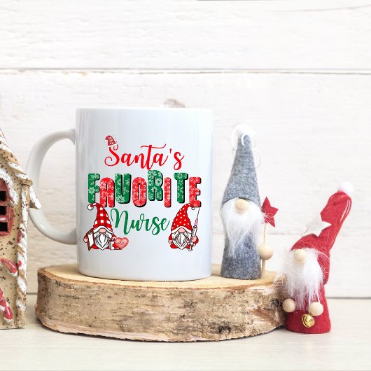 Taza de navidad para enfermera  koffiemok