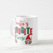 Taza de navidad para enfermera  koffiemok (Voorkant links)