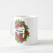 "Taza de navidad personalizada con letra G" Koffiemok (Voorkant links)