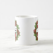 "Taza de navidad personalizada con letra G" Koffiemok (Center)