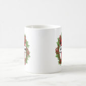 "Taza de navidad personalizada con letra V" Coff Koffiemok (Center)