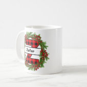 "Taza de navidad personalizada con letra Z" Koffiemok (Voorkant links)