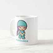 Taza de podóloga koffiemok (Voorkant links)