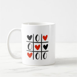 Taza de porcelana  JUEGO DE CORAZONES Koffiemok