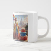 Taza de Princesa – Diseño de Cumpleaños con Pastel Grote Koffiekop (Rechts)