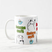 Taza de quiero café 11 onzas koffiemok (Links)
