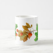 Taza de una rana muy verde de crochet koffiemok (Center)