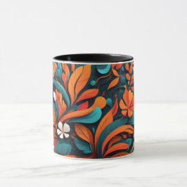 Taza Decorativa Arte Simbólico Transformación Mok