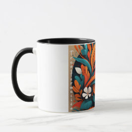 Taza Decorativa Arte Simbólico Transformación Mok