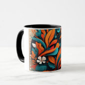 Taza Decorativa Arte Simbólico Transformación Mok (Voorkant links)