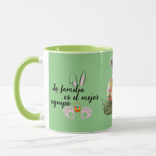 Taza del conejito de la esperanza. mok (Links)