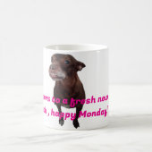 Taza desayuno con perrito divertido koffiemok (Center)