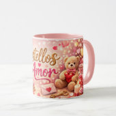 Taza destellos de amor mok (Voorkant rechts)