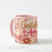 Taza destellos de amor mok (Voorkant links)
