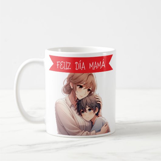 Taza día de la madre diseño anime koffiemok (Links)