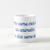 Taza dime como eres con los animales koffiemok (Center)
