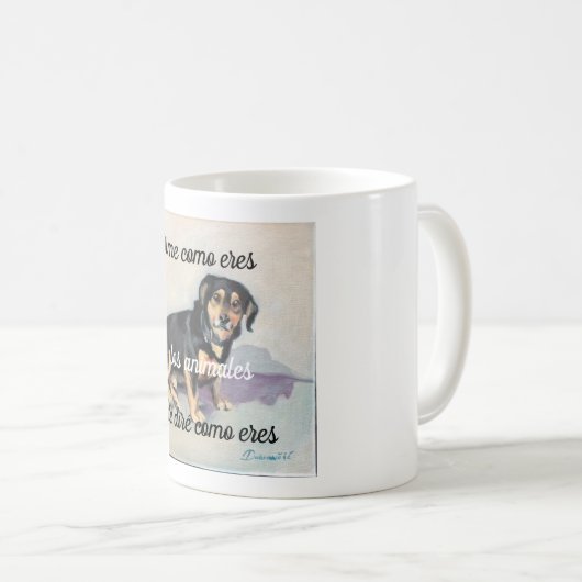 Taza dime como eres con los animales koffiemok (Voorkant rechts)