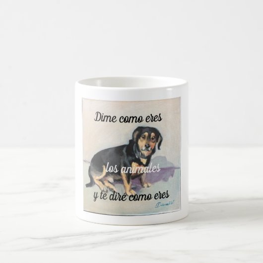 Taza dime como eres con los animales koffiemok (Center)