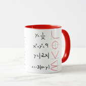 Taza ecuación love mok (Voorkant rechts)