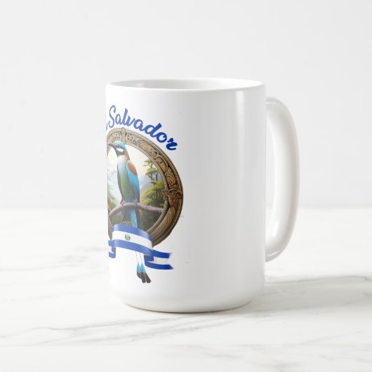 TAZA  ESCUDO TOROGOZ EL SALVADOR KOFFIEMOK (Voorkant rechts)