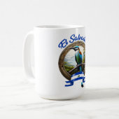 TAZA  ESCUDO TOROGOZ EL SALVADOR KOFFIEMOK (Voorkant links)