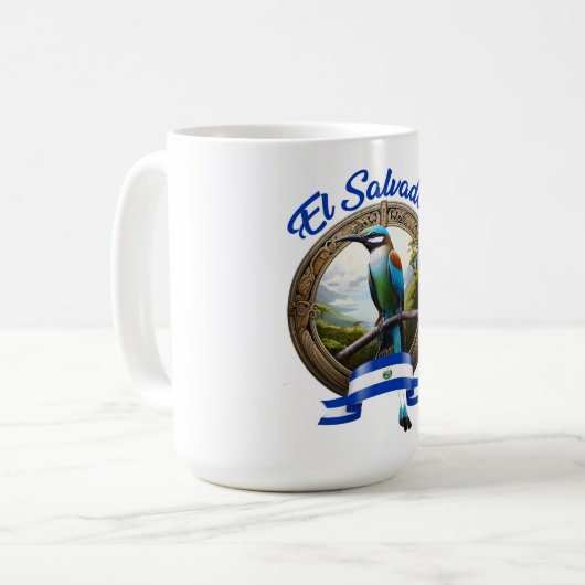 TAZA  ESCUDO TOROGOZ EL SALVADOR KOFFIEMOK (Voorkant links)