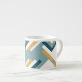 Taza Espresso diseño geométrico personalizado Espresso Kop (Voorkant rechts)