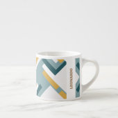 Taza Espresso diseño geométrico personalizado Kop (Rechts)