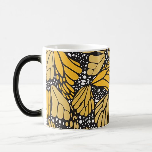 Taza estampado mariposa monarca magische mok (Links)