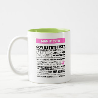 Taza Esteticista Tweekleurige Koffiemok