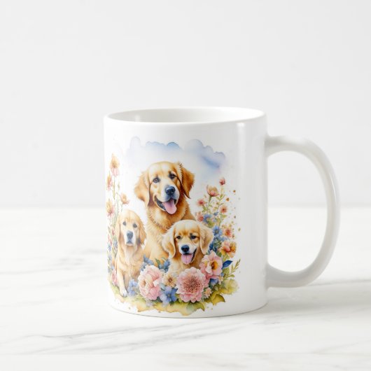 Taza familia peluda  koffiemok (Rechts)