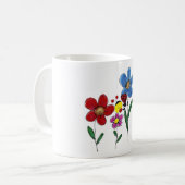 Taza flores. koffiemok (Voorkant links)
