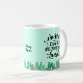 Taza frase en español para una mujer especial koffiemok (Voorkant rechts)