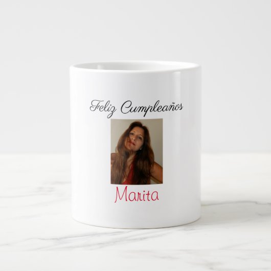 Taza, Gigante personalizada  Grote Koffiekop (Voorkant)