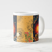 taza grande decorativa grote koffiekop (Voorkant rechts)