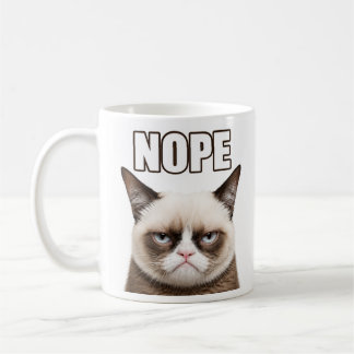 Taza Grumpy Cat NOPE Mug Koffiemok