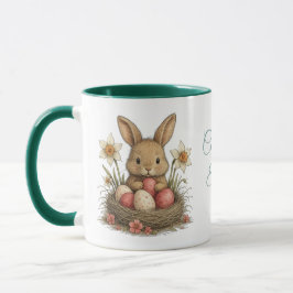 Taza Happy Easter para café Mok