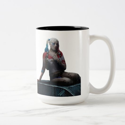 TAZA HARLEY QUINN SENTADA TWEEKLEURIGE KOFFIEMOK (Rechts)