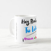 Taza Haz realidad tu Idea modelo BLUE Koffiemok (Voorkant links)
