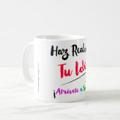Taza Haz realidad tu Idea modelo PINK Koffiemok (Voorkant links)