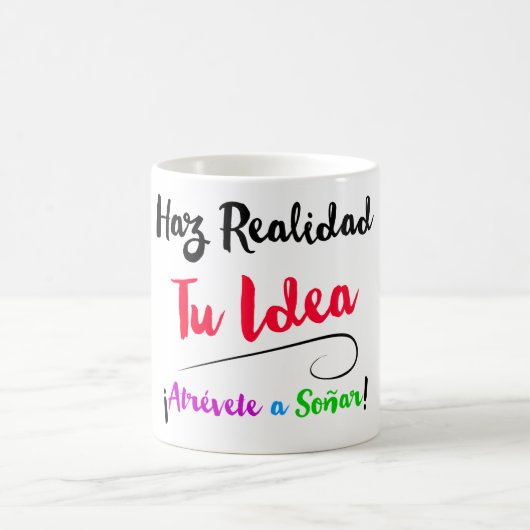 Taza Haz realidad tu Idea modelo PINK Koffiemok (Center)